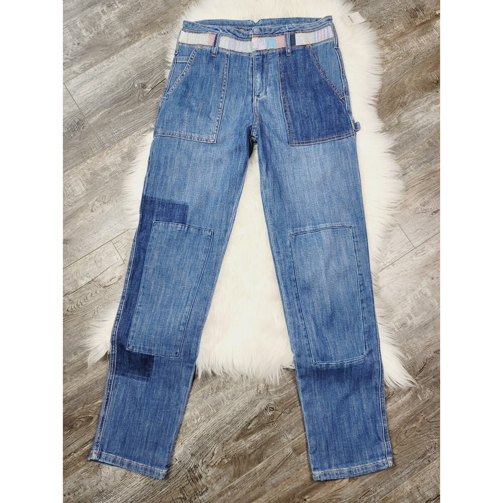 NEW Pilcro High-Rise Patchwork Slim Boyfriend Jea… - image 2